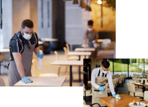 cleaning service staff in milton